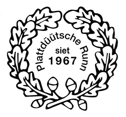 Logo Plattdüütsche Runn siet 1967